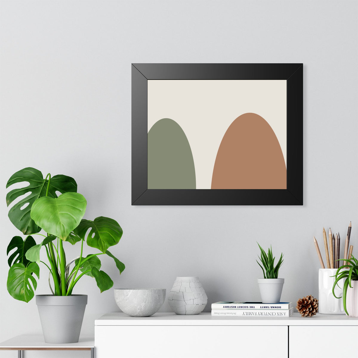 The Muted Tones Framed Print