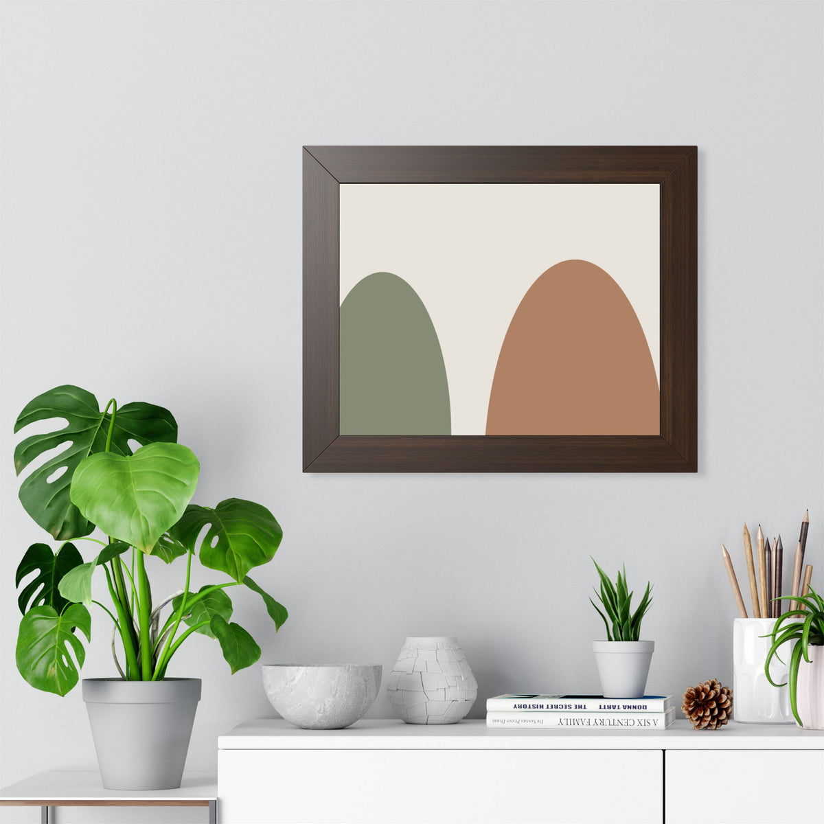 The Muted Tones Framed Print