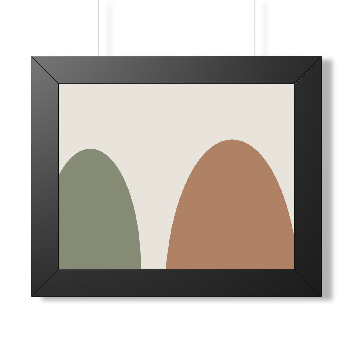 The Muted Tones Framed Print