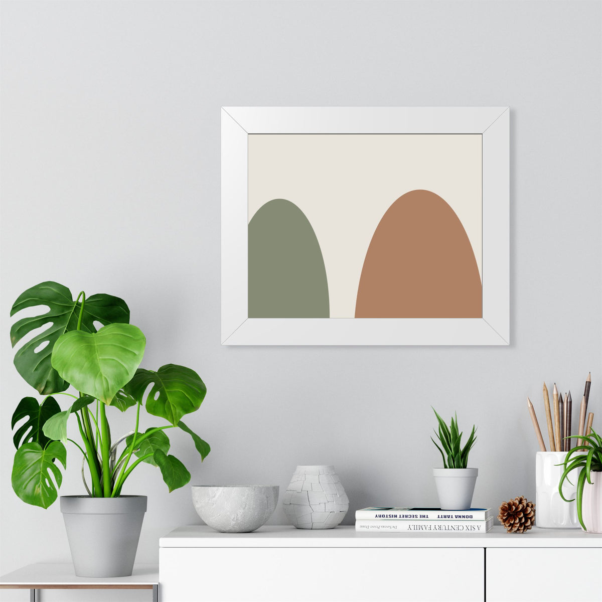 The Muted Tones Framed Print