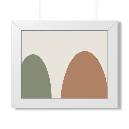 The Muted Tones Framed Print